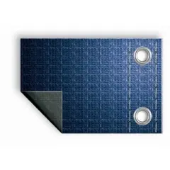 Swim Central 15' x 27' Blue Super Guard Reinforced Above Ground Winter Cover for Oval Swimming Pool