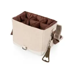 Legacy Beer Caddy Cooler Tote with Opener Beige