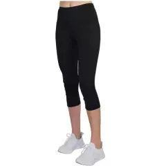 Reebok Womens Align High Rise Capri Compression Athletic Pants