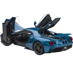2017 Ford GT Liquid Blue Metallic 1/12 Model Car by Autoart