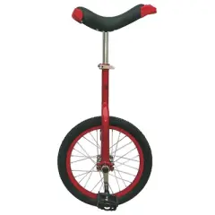 Fun Unicycle 16 inch Unicycle with Aluminum Rim Red