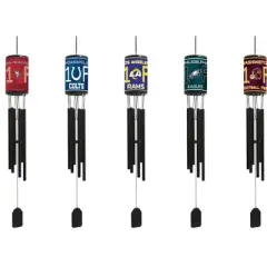 NFL Wind Chime, #1 Fan with Team Logo - Detroit Lions