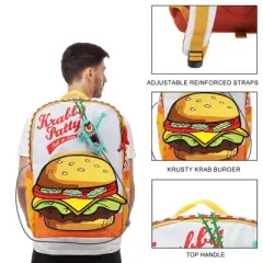 Spongebob Squarepants Krabby Patty Meal Adult 17.5" Backpack