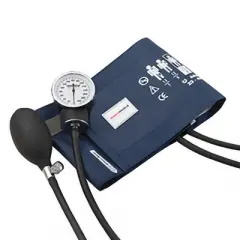 McKesson Premium Adult Cuff Arm Aneroid Sphygmomanometer Unit 2-Tubes Blue 1 Each