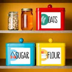 Avery Matte White Rectangle Labels with Sure Feed, 4" x 6"