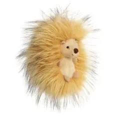 Aurora Luxe Boutique 6" Woody Hedgehog Brown Stuffed Animal