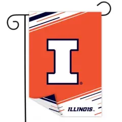 Illinois University NCAA Licensed Double-Sided Garden Flag 12" x 18" Briarwood Lane