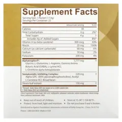 Ageless Foundation Laboratories UltraMax Gold, Advanced Rejuvenation Formula with Alphatrophin, Valencia Orange, 22 Packets, 0.61 oz (17.4 g) Each