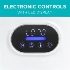 BLACK+DECKER Compact Electric Dryer, 120V Vented Portable Dryer with Stainless Steel Drum