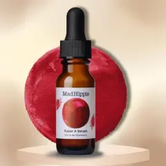 Mad Hippie Vitamin Super A Serum Travel Size | Super potent formula! From discoloration to wrinkles to skin roughness - (0.5 oz)