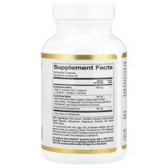 California Gold Nutrition Cardio Complex with CardioAmino Blend, CardioPhyto Blend and Coenzyme Q10, 180 Veggie Capsules