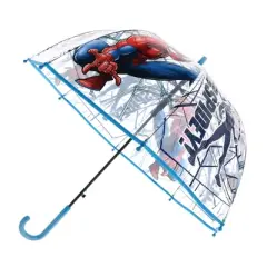 Textiel Trade Kid's Marvel Spider-Man Transparent Bubble Stick Umbrella