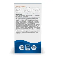 Nordic Naturals Vitamin D3 5000 - Potent Vitamin D3, Bone Health, Orange 120 Ct