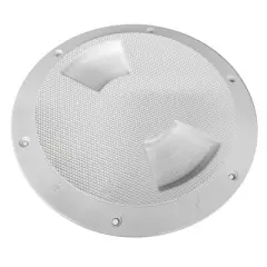 Seadog Textured Quarter Turn Deck Plate - White - 6" - 3361621 - Boat Equipment and Parts.