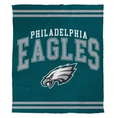 NFL Philadelphia Eagles Vintage Arch Cozy Knit Throw Blanket