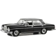 1972 Mercedes-Benz 280 SEL 4.5 (W108) Black "Rocky IV" (1985) Movie "Hollywood" Series 1/43 Diecast Model Car by Greenlight