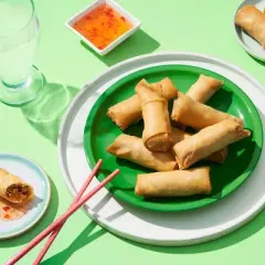 OmniFoods Frozen Vegan Plant Based Spring Rolls Pork-Style - 6.35oz