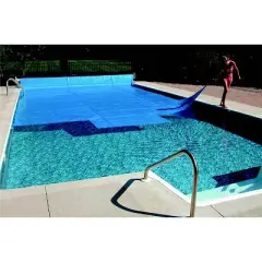 Pool Central 20' x 40' Rectangular Heat Wave Solar Blanket Swimming Pool Cover - Blue