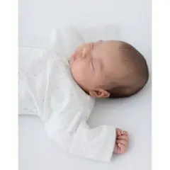 SwaddleDesigns Transitional Swaddle Sack Wearable Blanket - Sterling Polka Dots on White