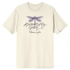 Gilmore Girls Dragonfly Inn Logo Tan Men's T-Shirt