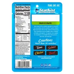 StarKist Tuna Creations Herb & Garlic Pouch - 2.6oz