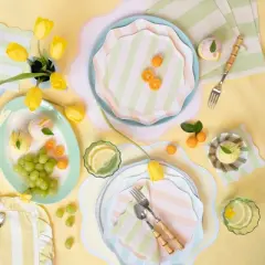 Meri Meri Pastel Stripe Side Plates (Pack of 8)