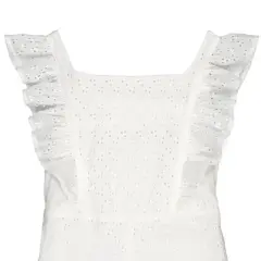 Hope & Henry Girls' Flutter Sleeve Jumpsuit, Kids