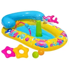 Banzai Splash Discovery Activity Center: Baby Float & Water Toys
