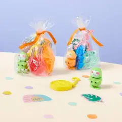 6ct Sloth Wind Up - Spritz&trade;: Multicolor Party Favor Toys for Kids, Birthday Goodies Bag Favors