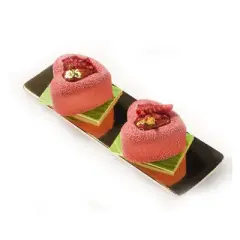 Silikomart Flexible Silicone Bakeware Passion Hearts 0.54 Oz, 1.45" x 1.42" x 0.9" High, 24 Cavities