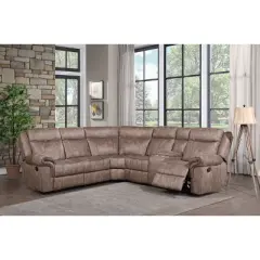 131" Dollum Two-Tone Sectional Sofa - Acme Furniture
