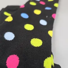 Colorful Polka Dot Patterned Knee High Socks from the Sock Panda (Women's Sizes, Adult Medium)