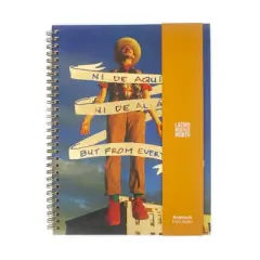 College Ruled 1 Subject Spiral Notebook 7.5"x10" Ni De Aqui - West Emory: Perforated, Hard Cover, School Supplies, 74 Pages