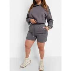 Rebdolls Women's Keegan Terry Drawstring Shorts W. Pockets