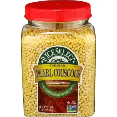 Riceselect Pearl Couscous Pearl Turmeric - Pack of 4 - 21 oz