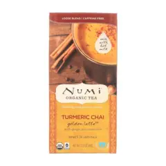 Numi Turmeric Chai Golden Latte Tea - Case of 6/2.12 oz