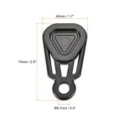 Unique Bargains Tent Clips Plastic Triangle Movable Snaps for Outdoor Camping Awning Banner Cover 10 Pcs