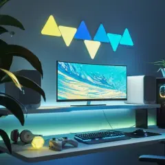 Nanoleaf 7pk Shapes Triangle Smarter LED Light Kit