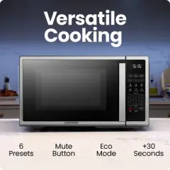 Chefman Countertop Microwave Oven - Stainless Steel