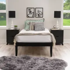 Powell Pensy Twin Platform Bed and Nightstand