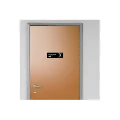 Alpine Industries 9 in. x 3 in. Employees Only Sign 5 Pack SGN-21-5