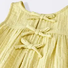 Baby Girls' Swiss Dot Tank Top & Shorts Set - Cloud Island&trade; Yellow