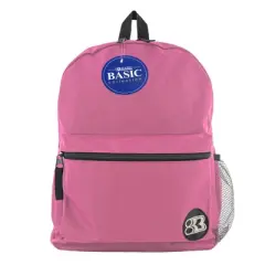 BAZIC Products&reg; Basic Backpack 16" Fuchsia