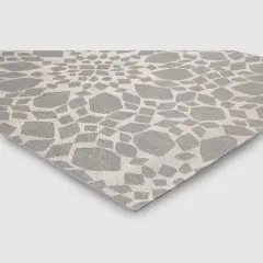 5' x 7' Medallion Outdoor Rug Gray - Threshold&trade;