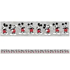 Eureka&reg; Mickey Mouse&reg; Throwback Mickey Poses Deco Trim&reg;, 37 Feet Per Pack, 6 Packs