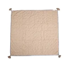 Crane Baby Quilted Baby Reversible Blanket - Ezra Copper