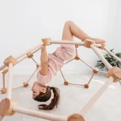 Comfy Cubs Wooden Climbing Toys for Toddlers 3-6 - Montessori Climber for Kids - Easy to Assemble