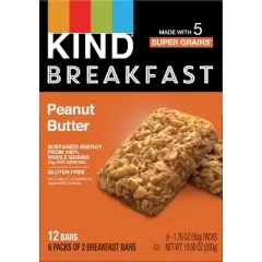 Kind Breakfast Peanut Butter Bars - 10.58oz