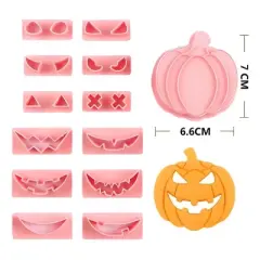 Kitcheniva Halloween Pumpkin Cookie Cutter Set 13 pcs