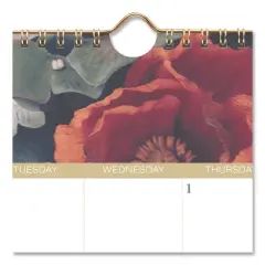 Mead Products Midnight Garden Monthly Wall Calendar 12-Month January 2026 to December 2026 Floral Artwork 15 x 12